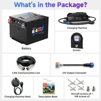DIGI HP-Mini 48V 125Ah Golf Cart Lithium Battery