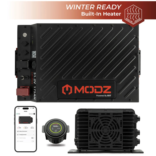 MODZ® Universal 48 Volt (51.2v) 175Ah Blade Lithium Golf Cart Battery